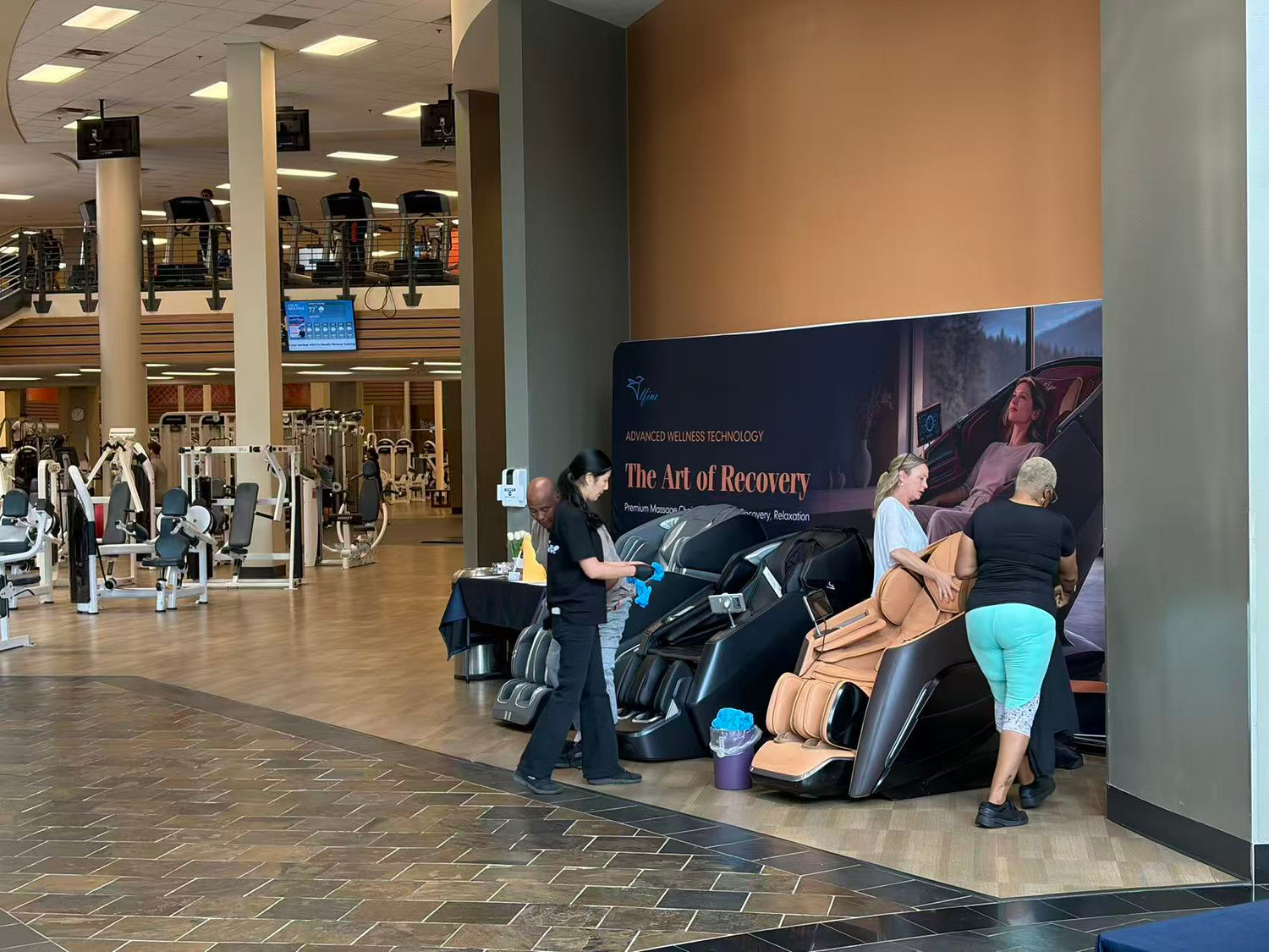 Massage Chair Max Roadshow at LA Fitness Atlanta