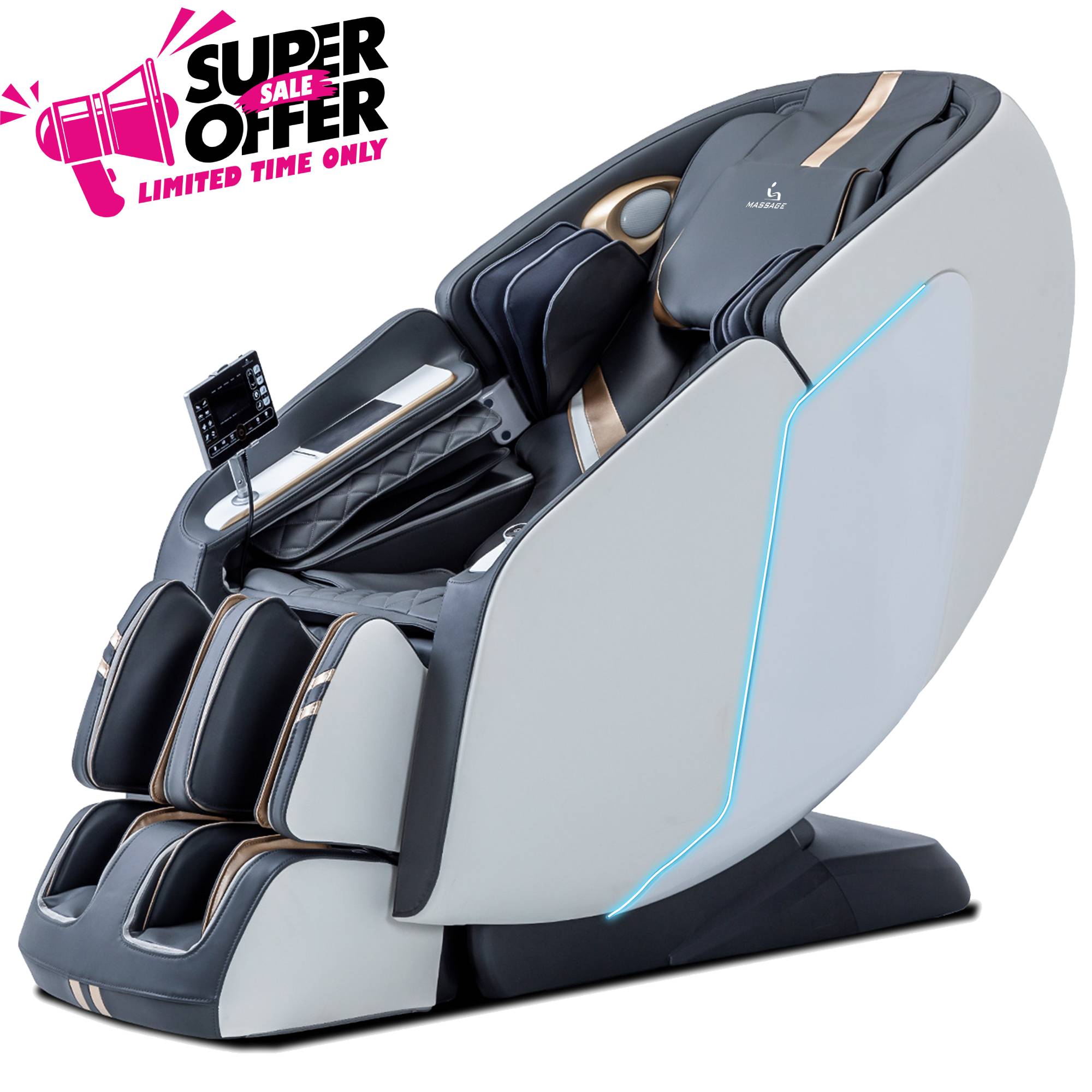 MassaMAX MT398 4D Full Body Stretch Massage Chair