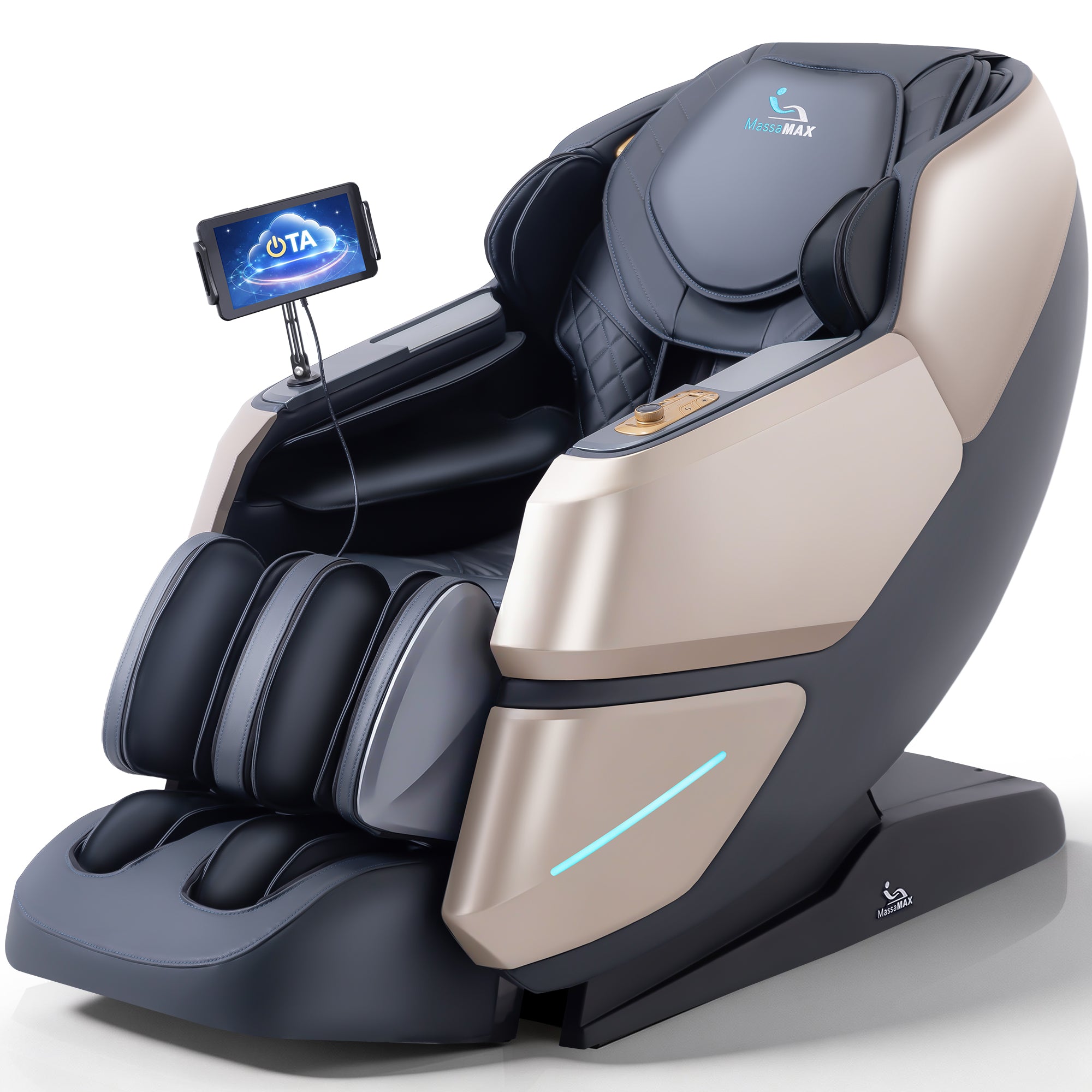MassaMAX MT339 4D Yoga Stretching Smart Massage Chair with OTA Update