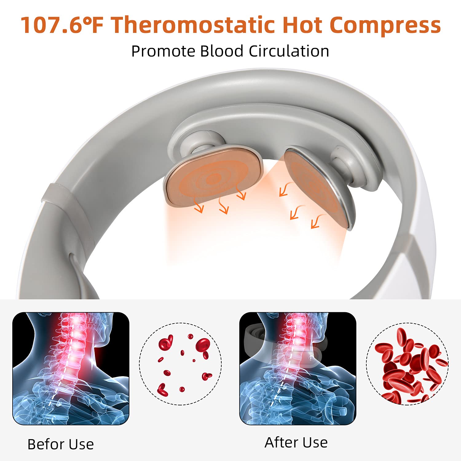 MassaMAX N66 Deep Tissue Massage Neck Massager