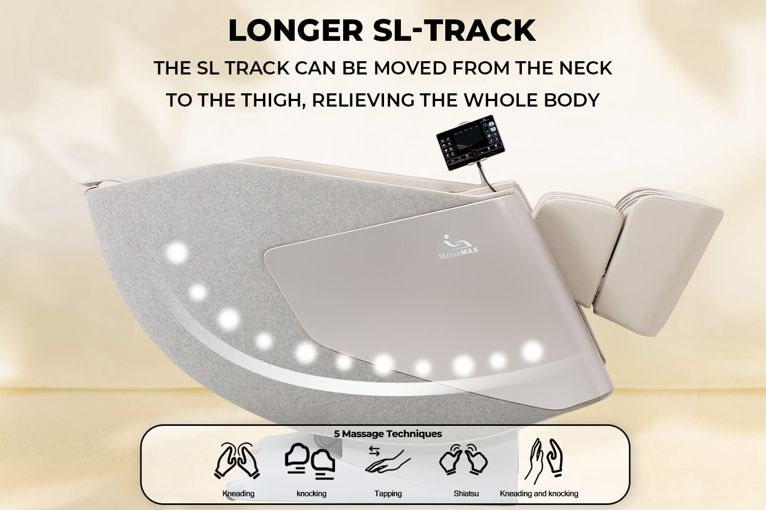 ✿masa✿ MassaMax A303 Full Body Zero Gravity Massage Chair, Auto Body Scan