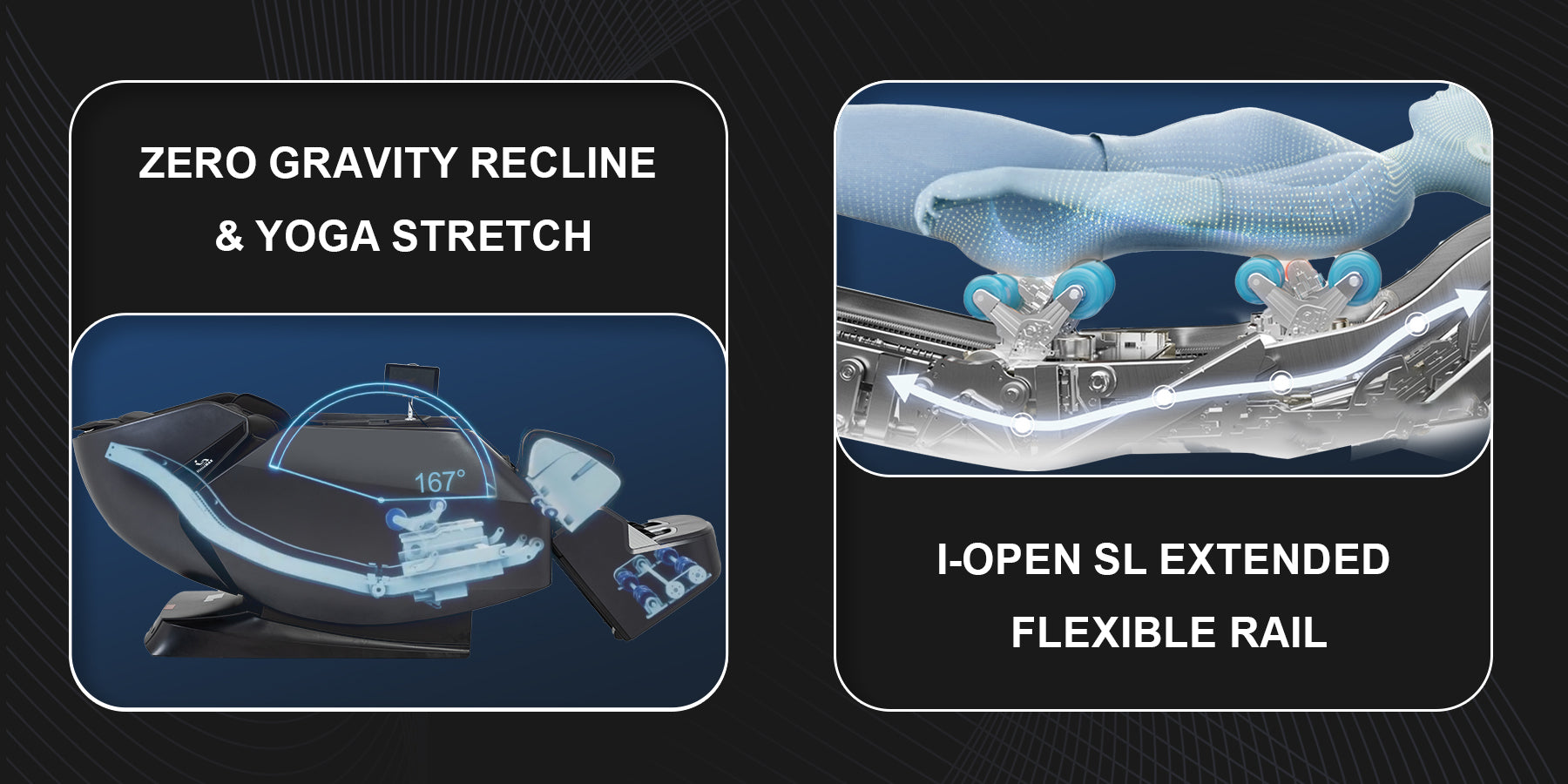 MassaMAX A675 4D Flexible Track Massage Chair