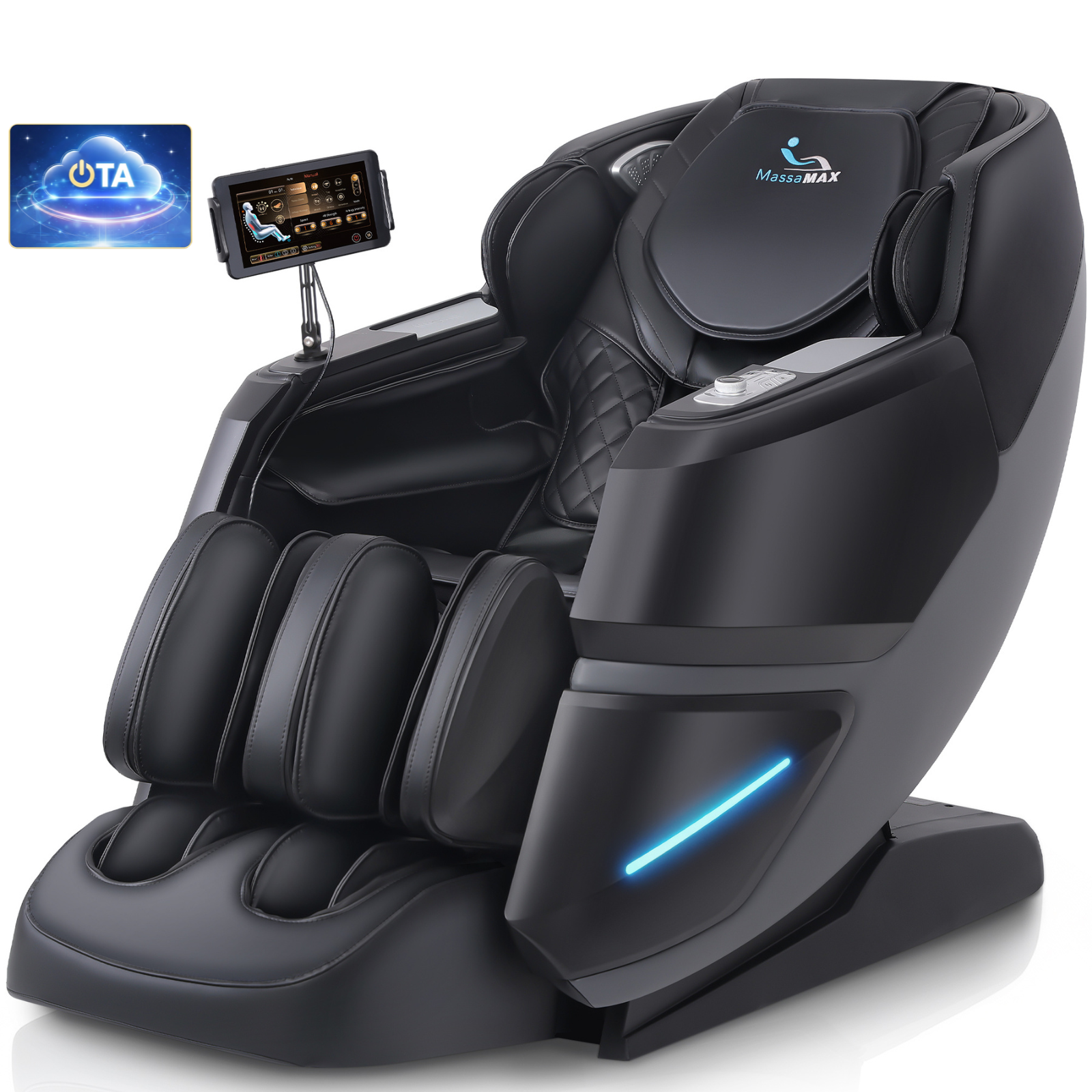 MassaMAX MT339 4D Yoga Stretching Smart Massage Chair with OTA Update
