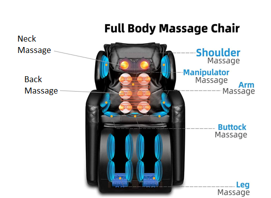 ootori n500 pro zero gravity full body shiatsu massage chair