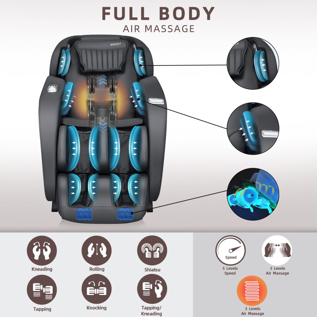 irest massage chair specifications