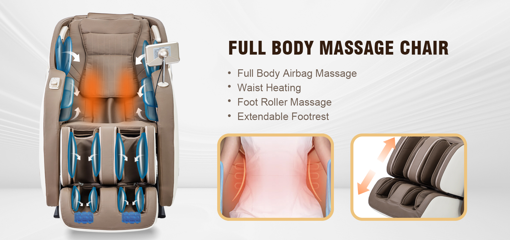 MassaMAX MD906 3D SL Track Smart Massage Chair